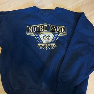 Notre Dame Navy Blue Crewneck